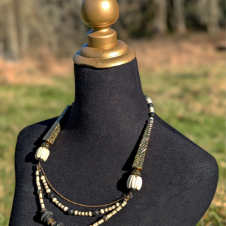 Chunky Brass Statement Necklace